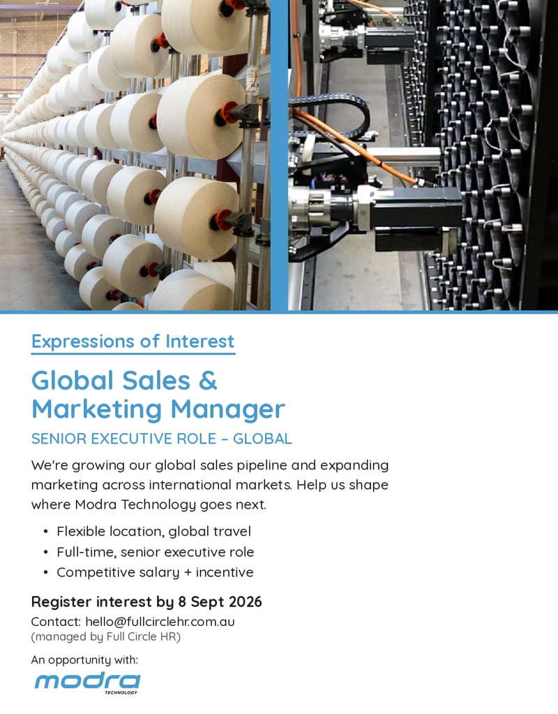 EOI Global Sales and Marketing Manager - Modra Technology 2026